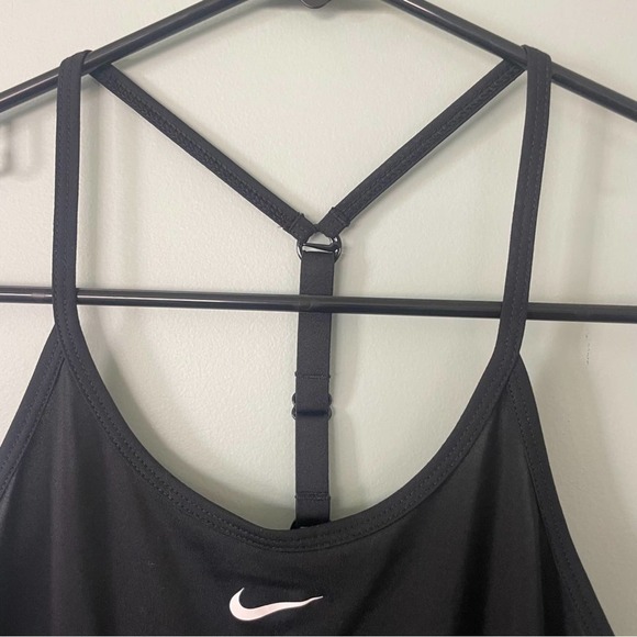 Nike Women's Dri-Fit One Elastika Racerback  Tank Top Black XS - Like New - Picture 6 of 12